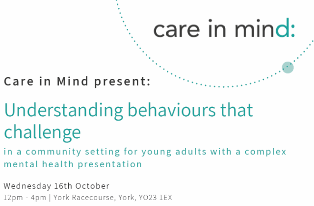 Education event details for workshop on Challenging behaviour